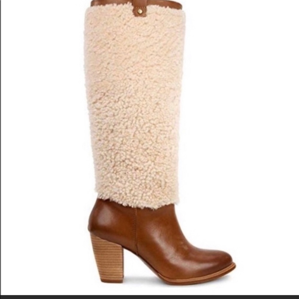 🦃LAST CHANCE Ugg Ava Sheepskin Heeled Boots - Picture 3 of 7